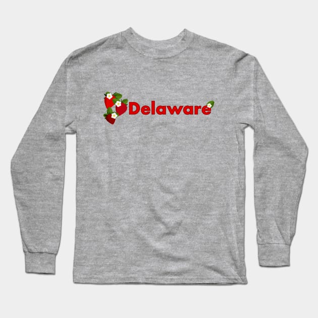 Delaware Long Sleeve T-Shirt by Obstinate and Literate